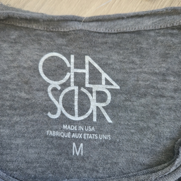CHASER Gray 'Create Balance' Short Sleeve Tee Size M - Picture 8 of 8